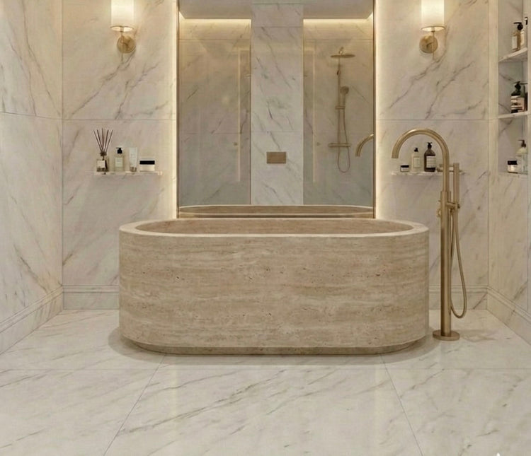 TRAVERTINE BATHTUBS
