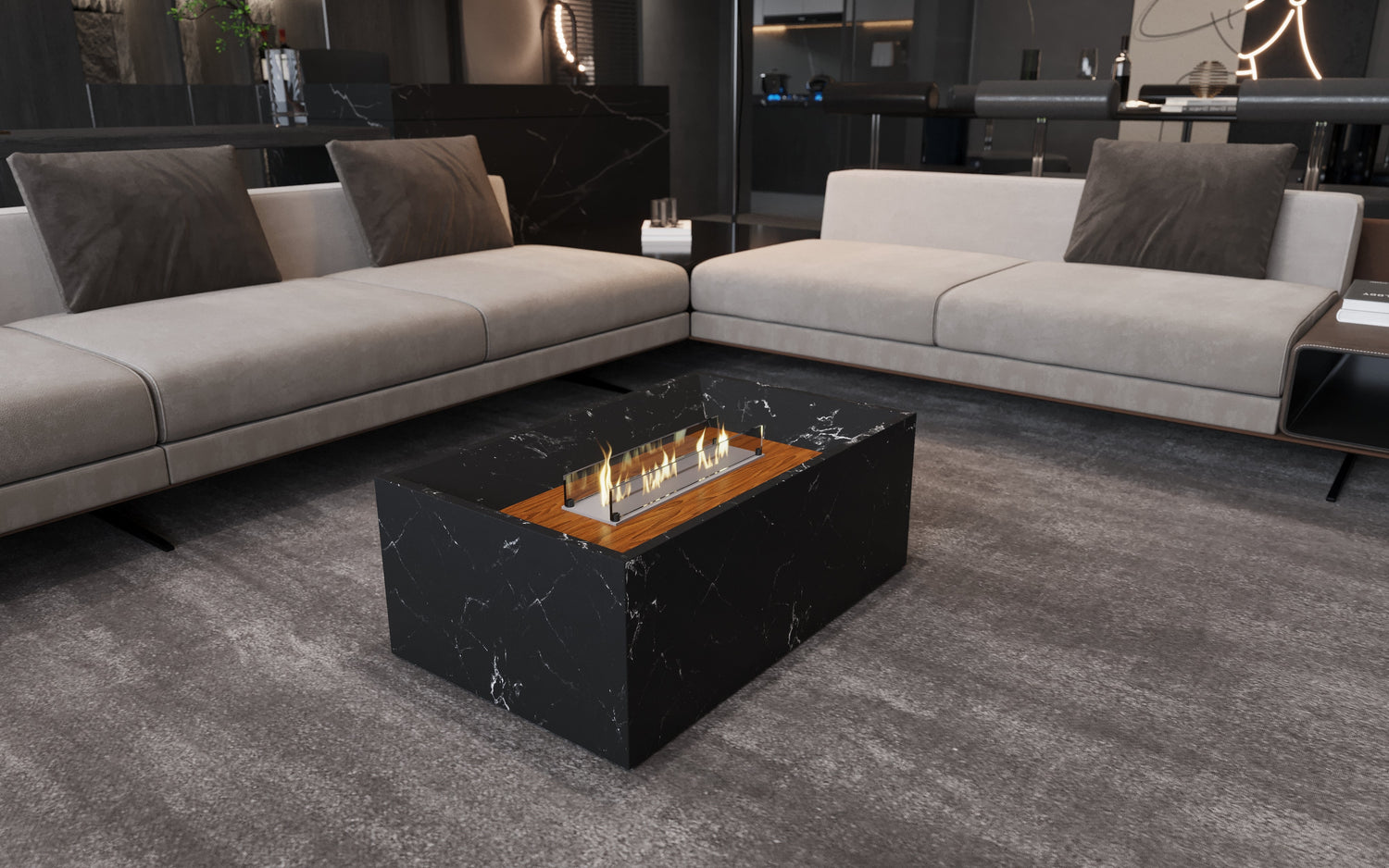 Modern Marble Fireplaces