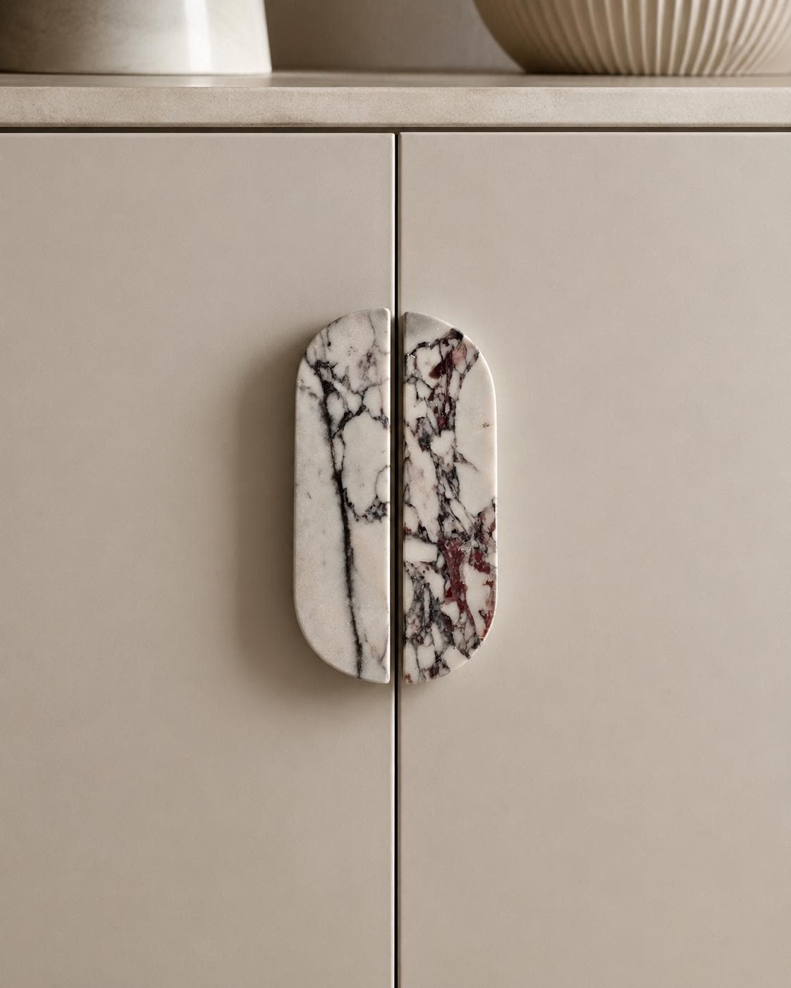 Marble Vanity Handle Elliptical Cabinet Pulls