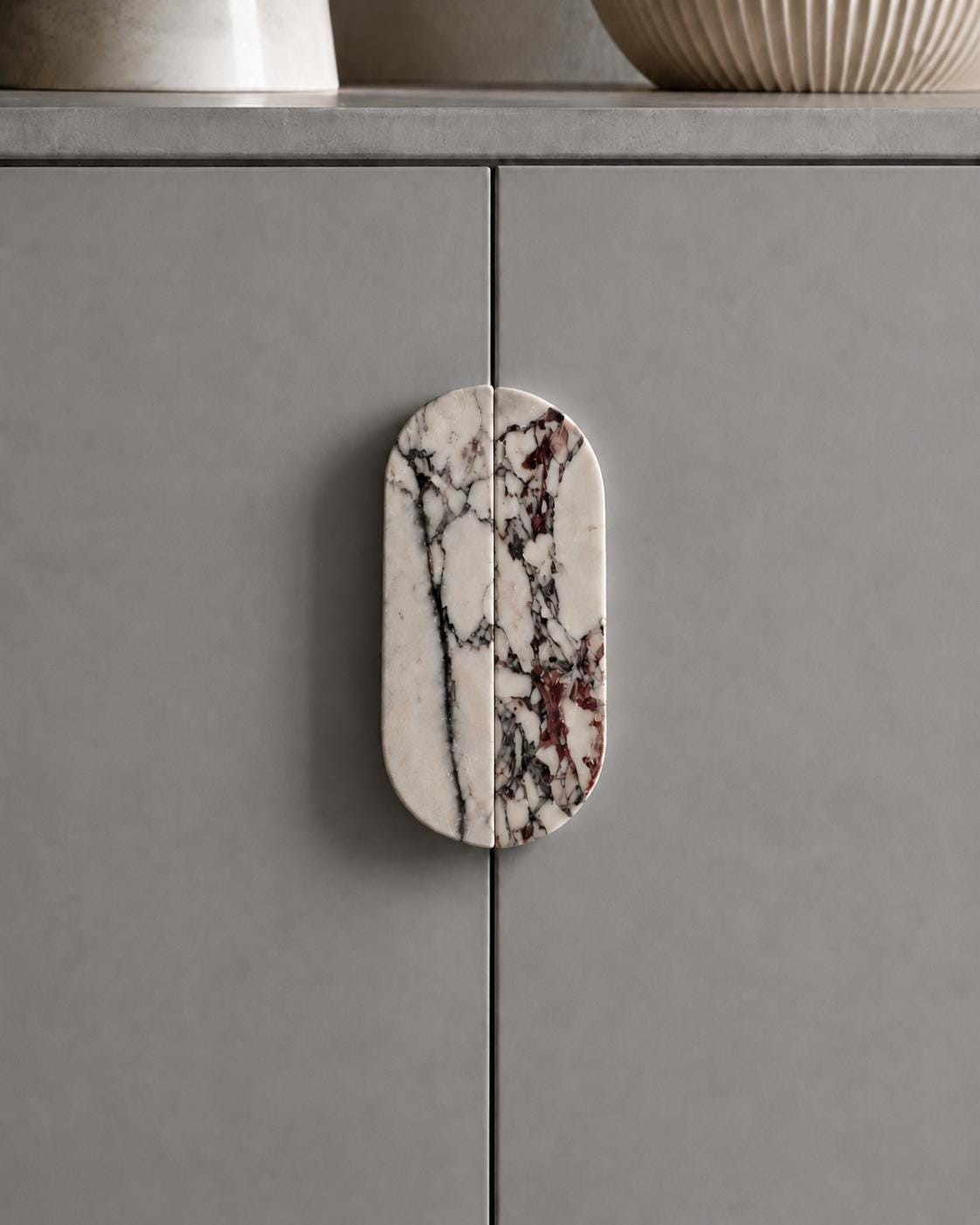 Marble Vanity Handle Elliptical Cabinet Pulls