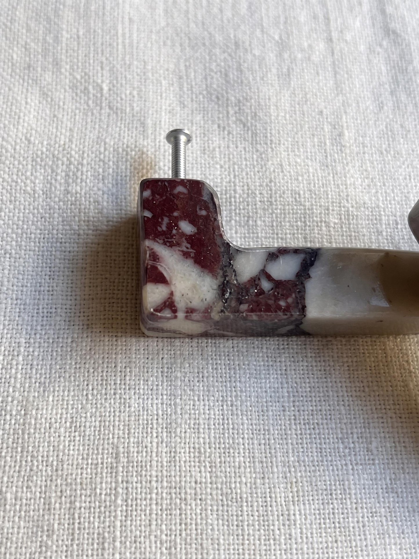 Calacatta Viola U Shape Cabinet Handles for Kitchen and Vanity - Marble Drawers Pulls
