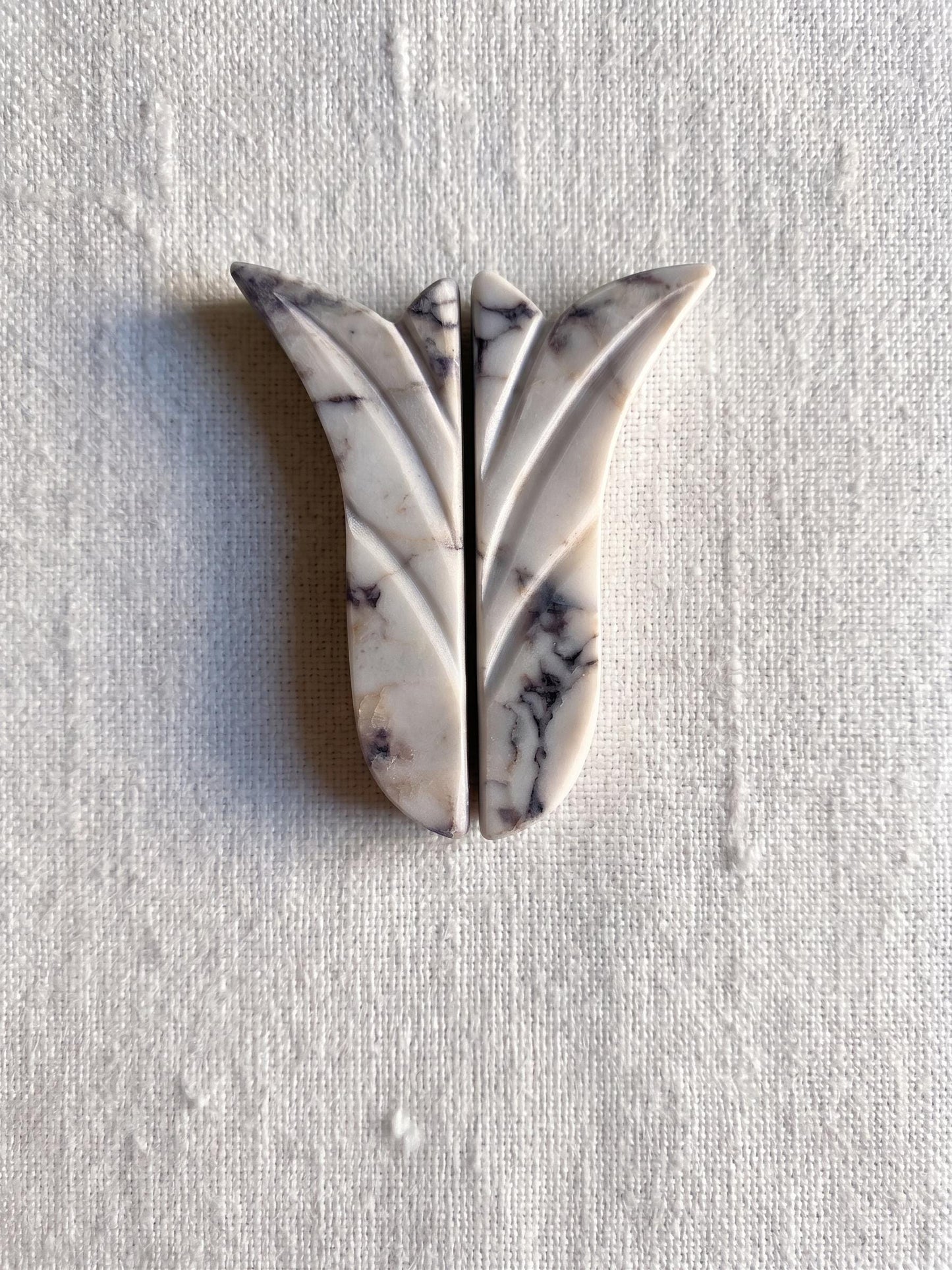Marble Door Pulls, Flower Shape Cabinet Stone Handles