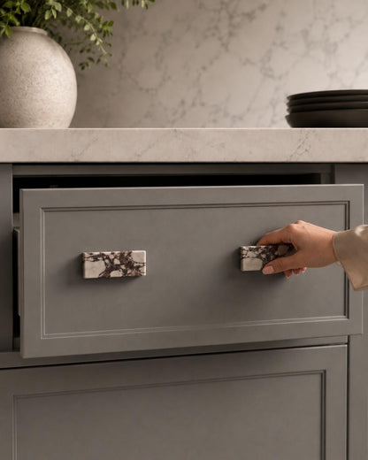 Marble Drawers Handles Kitchen Cabinet Pulls, Bathroom Vanity Knobs