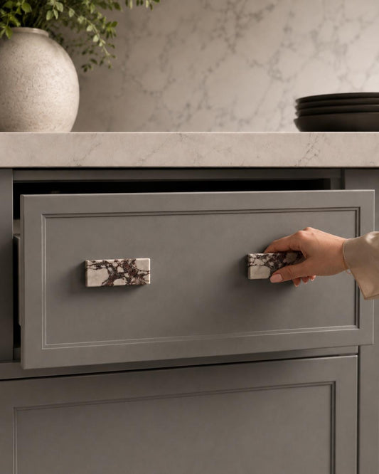 Marble Drawers Handles Kitchen Cabinet Pulls, Bathroom Vanity Knobs