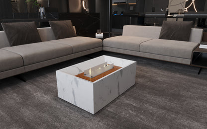 White Porcelain Fireplace